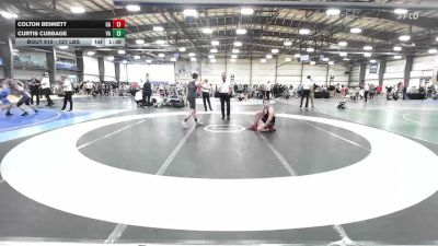 127 lbs Round Of 32 - Colton Bennett, GA vs Curtis Cubbage, VA