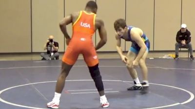 61 kg Prelims - Todd Small, Cyclone Regional Training Center C-RTC vs Austin DeSanto, Hawkeye Wrestling Club