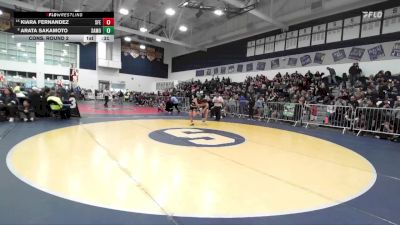105 lbs Cons. Round 2 - Kiara Fernandez, Santa Fe vs Arata Sakamoto, Santa Monica