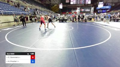 157 lbs Cons 16 #1 - Cameron Sommers, IN vs Aiden Proctor, OH