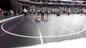 60 lbs Consi Of 4 - Nora McCarthy, Hammerin Hawks WC vs Amara Hanway, Buchanan County WC