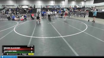 152 lbs Cons. Round 2 - Braden Blackorby, IA vs Matthew Hohl, IA