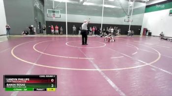 135 lbs Cons. Round 2 - Landyn Phillips, Maize Wrestling Club vs Baron Rosas, Maize Wrestling Club