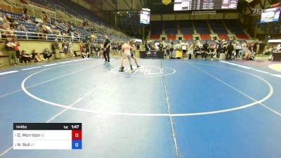 144 lbs Cons-semis - Drake Morrison, ID vs Noah Bull, UT