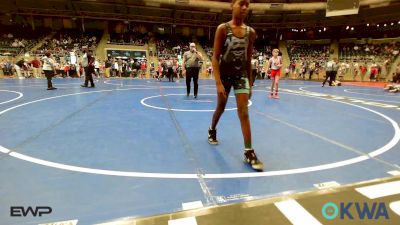 98 - 104 lbs Rr Rnd 2 - Rushton Cole, Fort Gibson Youth Wrestling vs Braidyn Chatman, HURRICANE WRESTLING ACADEMY