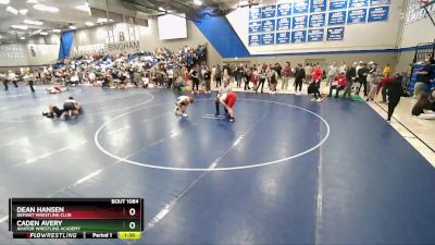 165 lbs Quarterfinal - Dean Hansen, Defiant Wrestling Club vs Caden Avery, Aviator Wrestling Academy