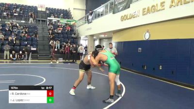 197 lbs Round Of 16 - Ricardo Cardona, Rio Hondo vs Joel Lopez, Shasta