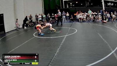 48 lbs Round 6 (8 Team) - Lincoln Rich, POWA vs Jaxon Churchill, RedNose Wrestling