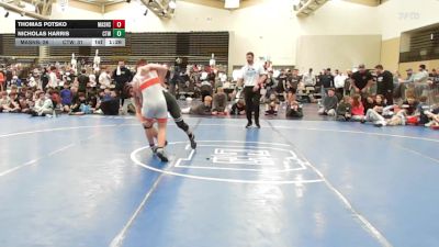 141 lbs Rr Rnd 9 - Thomas Potsko, Mat Assassins Black - MSE vs Nicholas Harris, CTWHALE Orca - MSE