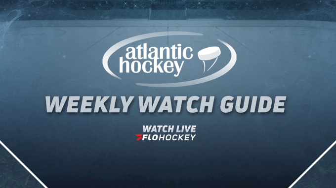 picture of FloHockey Atlantic Hockey Weekly Watch Guide: 11/16-11/22