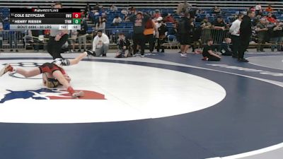 80 lbs Cons. Quarters - Cole Szypczak, Bulldog Wrestling Club vs Henry Riesen, The Fort Hammers Wrestling