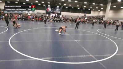 100 lbs Champ. Rd Of 16 - Gunner Killingsworth, Threestyle Wrestling Of Oklahoma vs Davis Westendorf, Immortal Athletics WC