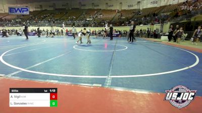 90 lbs 5th Place - Abel Vigil, Team Nomad vs Luke Gonzales, Randall Youth Wrestling Club