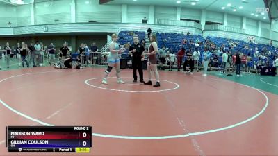 155-170 lbs Round 2 - Madison Ward, MI vs Gillian Coulson, OH