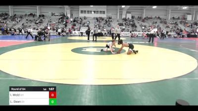 120 lbs Round Of 64 - Iven Wold, WY vs Logan Dean, OH