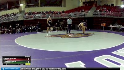 215 lbs Round 3 (4 Team) - Cooper Buxton, Columbus vs Landon Dobson, Manhattan HS