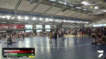 65 lbs Placement Matches (16 Team) - Kash Harrison, Alabama Elite White vs Gidion Batchelor, Morris Fitness