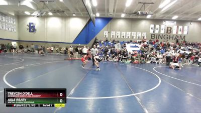 73 lbs Quarterfinal - Axle Reary, Uintah Jr High Wrestling vs Treycen O`Dell, Sanderson Wrestling Academy