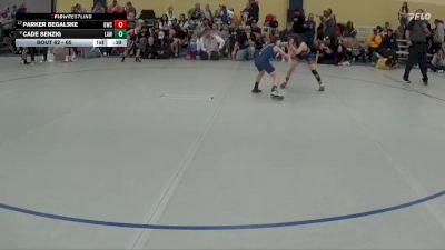 65 lbs Cons. Round 3 - Cade Senzig, LAW vs Parker Begalske, Outlaw Wrestling Club