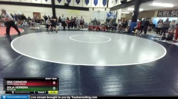 110lbs Cons. Round 3 - Ana Camacho, Mount Baker (Girls) vs Solia Herrera, Reynolds