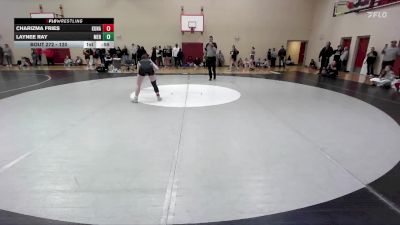 120 lbs Cons. Round 3 - Laynee Ray, Meridian vs Charizma Fries, Kuna