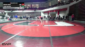 190 lbs Quarterfinal - Brook West, Comanche High School Girls vs Cami Wilson, Perry Girls Wrestling Club