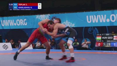 77 kg Final 3-5 - Zalan Toplak, Hungary vs Giorgi Gogelashvili, Georgia