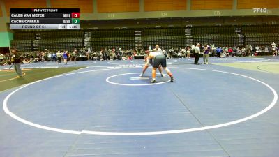 285 lbs Round Of 64 - Caleb Van Meter, Mullen vs Cache Carlile, Davis