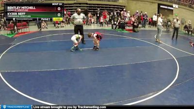 51 lbs Champ. Round 2 - Kyzer Neff, Timpanogos Wrestling vs Bentley Mitchell, Cedar Jr. Wrestling