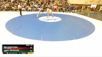 197 lbs Champ. Round 1 - Ben Kawczynski, UW-LaCrosse vs Derek Venteicher, Loras