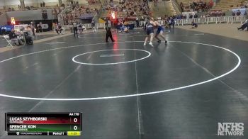 AA 170 lbs Quarterfinal - Spencer Kon, Independence vs Lucas Szymborski, Cleveland