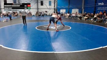 Silver 157 lbs Cons. Round 4 - Braedon Dorshorst, Wisconsin-La Crosse vs Briar Ivey, Wisconsin-Eau Claire