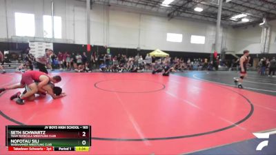 165 lbs Cons. Semi - Nofotau Sili, Warhammer Wrestling Club vs Seth Schwartz, Team Temecula Wrestling Club