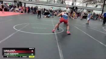 160 lbs Round 3 (6 Team) - Tyler Mordente, Vougar`s Honors vs Lukas Conte, Mat Assassins Red