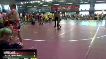 95 lbs Round 5 (8 Team) - Justin Thibodeaux, Alpha Elite vs Jaxon Lane, Backyard Brawlers