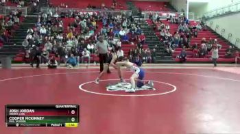 144 lbs Quarterfinal - Cooper Mckinney, Mas. Jackson vs Josh Jordan, Uniont. Lake