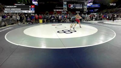175 lbs Quarters - Lincoln Jipp, IA vs Brock Armstrong, ID
