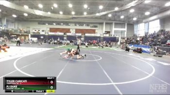 160 lbs Round 1 (3 Team) - PJ Duke, Minisink Valley vs Tyler Caricati, Yorktown Sr