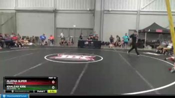 122 lbs Round 3 (8 Team) - Alayna Slifer, Kansas vs Khaleah Kirk, Oklahoma