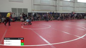 102-112 lbs Consolation - Gianni Berkey, OH vs Cami Krzciuk, MI