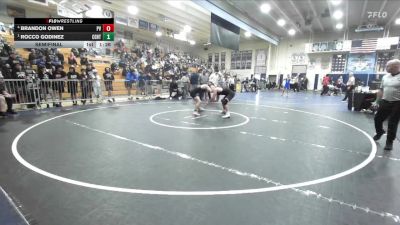 150 lbs Semifinal - Rocco Godinez, Centennial vs Brandon Owen, Paloma Valley