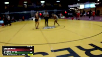 157 lbs Cons. Semi - Cyruss Meeks, CSU-Pueblo vs Emanuel Ramos, Air Force Prep