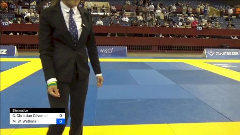 Collin Christian Oliver vs Markeece W. Watkins 2024 Pan IBJJF Jiu-Jitsu No-Gi Championship