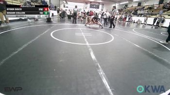 130 lbs Rr Rnd 4 - Ryder Sisco, Verdigris Youth Wrestling vs Shiann Collom, Tiger Trained Wrestling