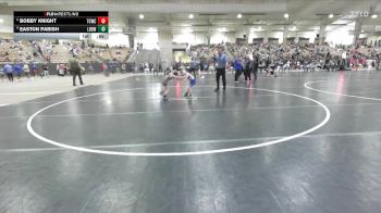 45 lbs Champ. Round 1 - Bobby Knight, Team Clarksville TCWC vs Easton Parish, Lebanon Blue Devil Wrestling