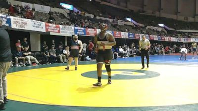 285 lbs Quarters & Wb (16 Team) - Wade Wheeler, Liberty vs Albert Sherman Jr., Washington & Jefferson College