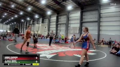 180 lbs Quarters - Abbie Enders, Black Mambas vs Alisha Berg, Girls With Grit Blue