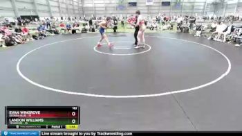 182 lbs Placement Matches (8 Team) - Evan Wingrove, Georgia Blue vs Landon Williams, Tennessee