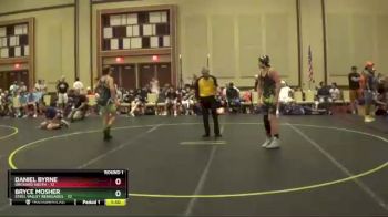 130 lbs Round 1 (6 Team) - Bryce Mosher, Steel Valley Renegades vs Daniel Byrne, Orchard South