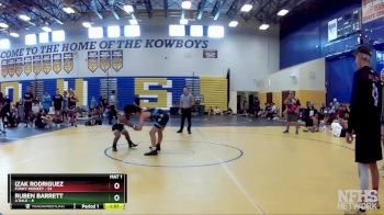 113 lbs Round 3 (8 Team) - Izak Rodriguez, Funky Monkey vs Ruben Barrett, A`Dale